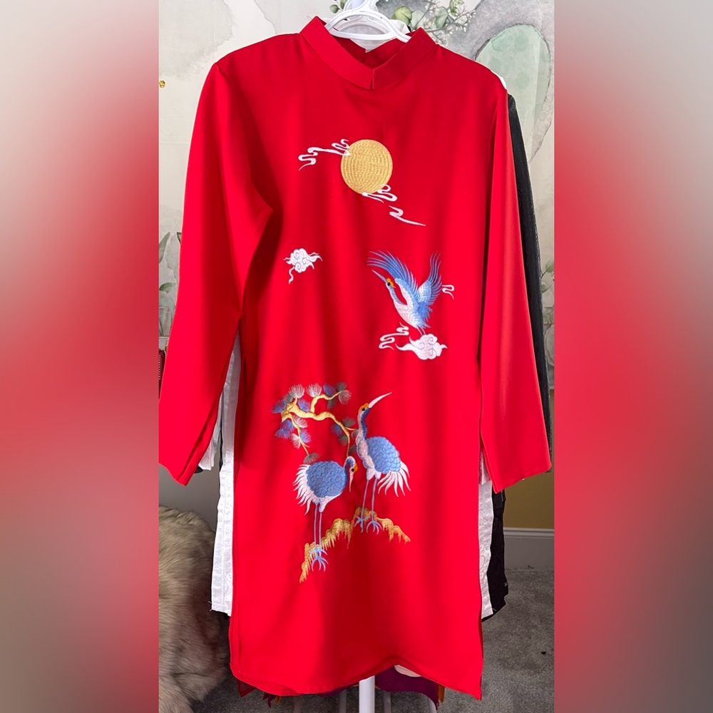 ao dai cach tan nam, Vietnamese men’s contemporary modern long dress top s-5xl